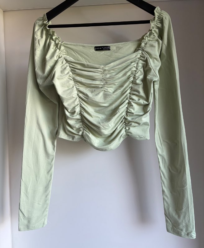 Shein grænn toppur