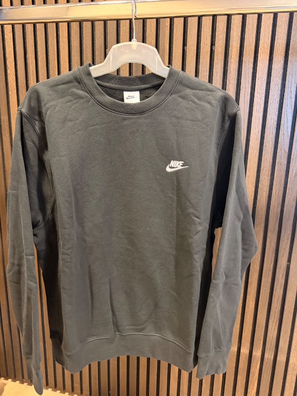 NIKE Crew peysa svört