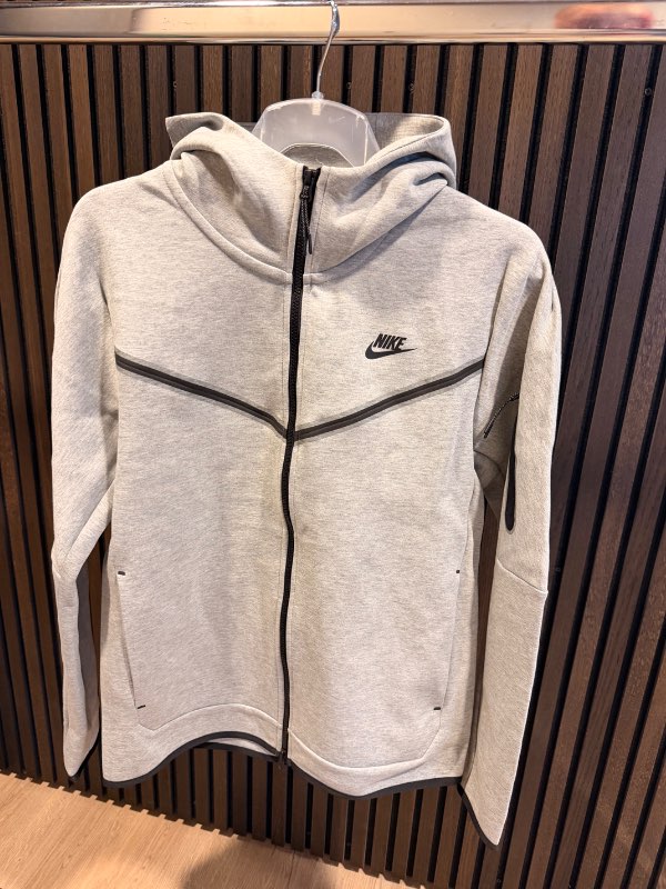 NIKE Tech Fleece peysa grá