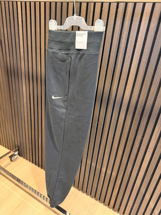 NIKE Phoenix bómullarbuxur svartar
