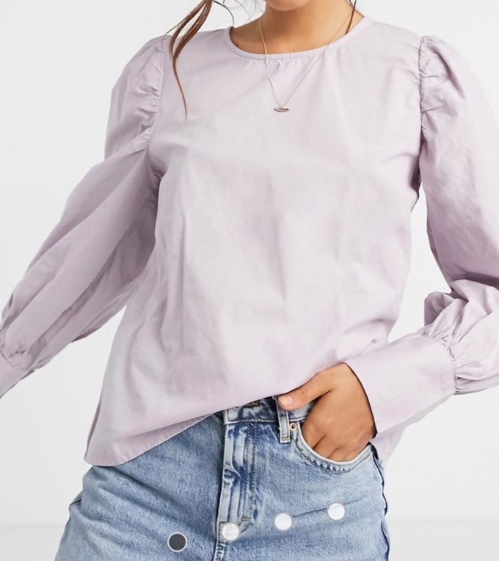 Asos lavender blússa