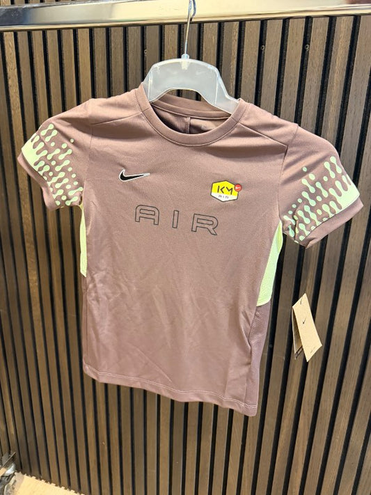 NIKE Mbappe stuttermabolur brúnn
