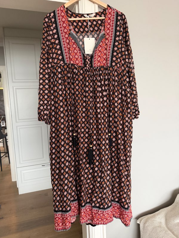 Boho kjóll M-L