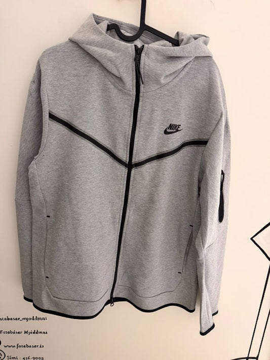 NIKE Tech Fleece peysa grá