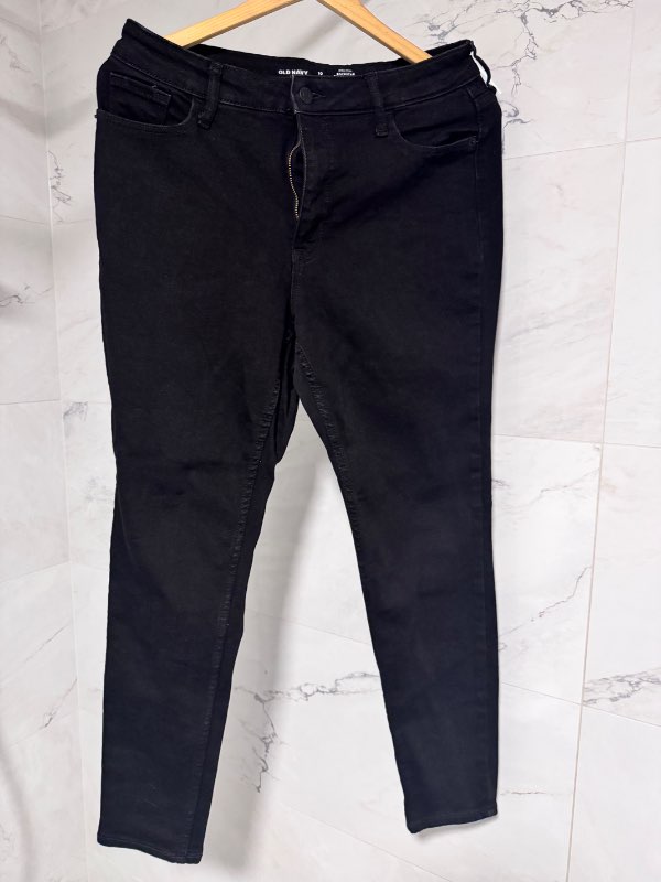 Svartar gallabuxur/Old Navy/ high rice
