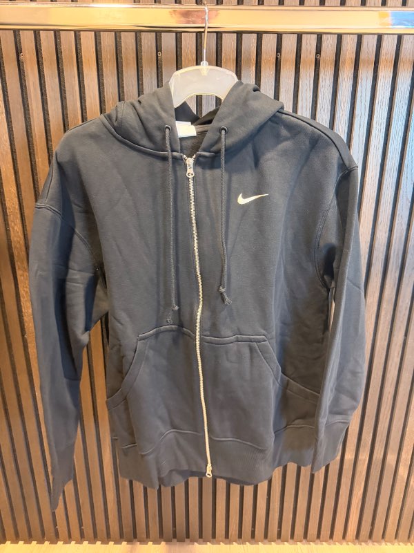 NIKE Phoenix rennd hettupeysa svört