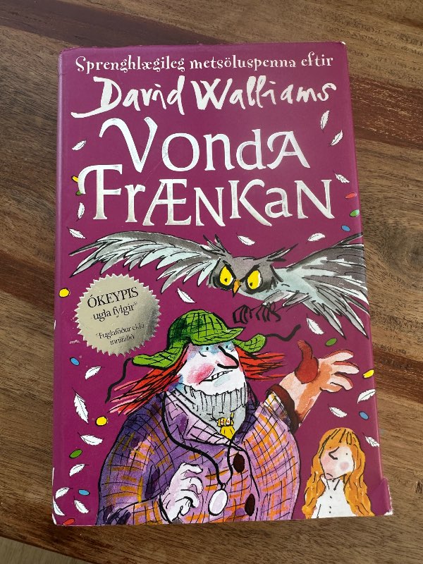 Bók  vonda frænkan william morris