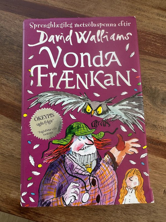 Bók  vonda frænkan william morris