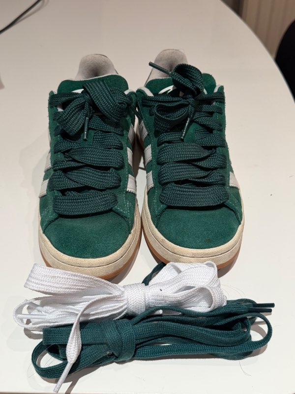 Adidas skór grænir campus