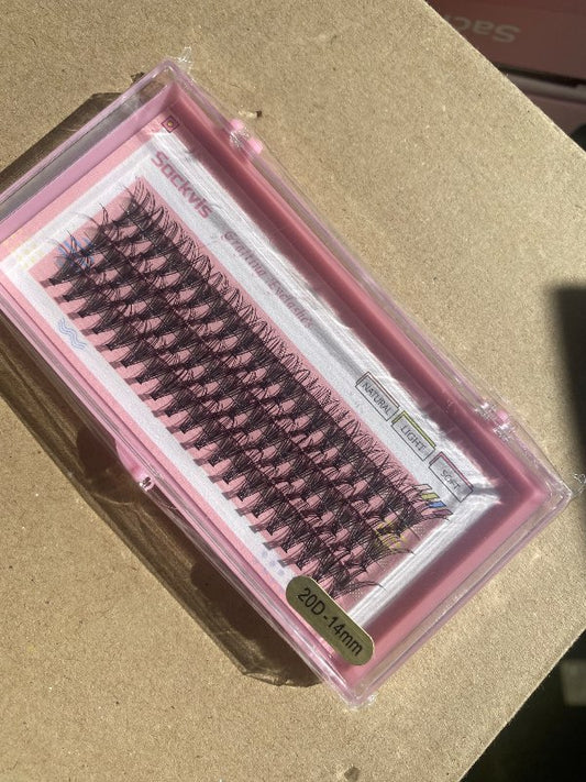Clusters eyelashes