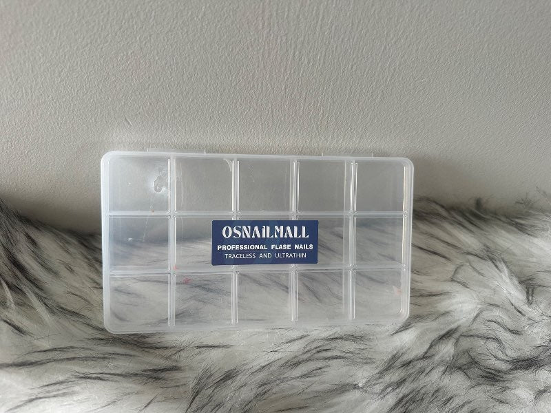 15 hólf box glært