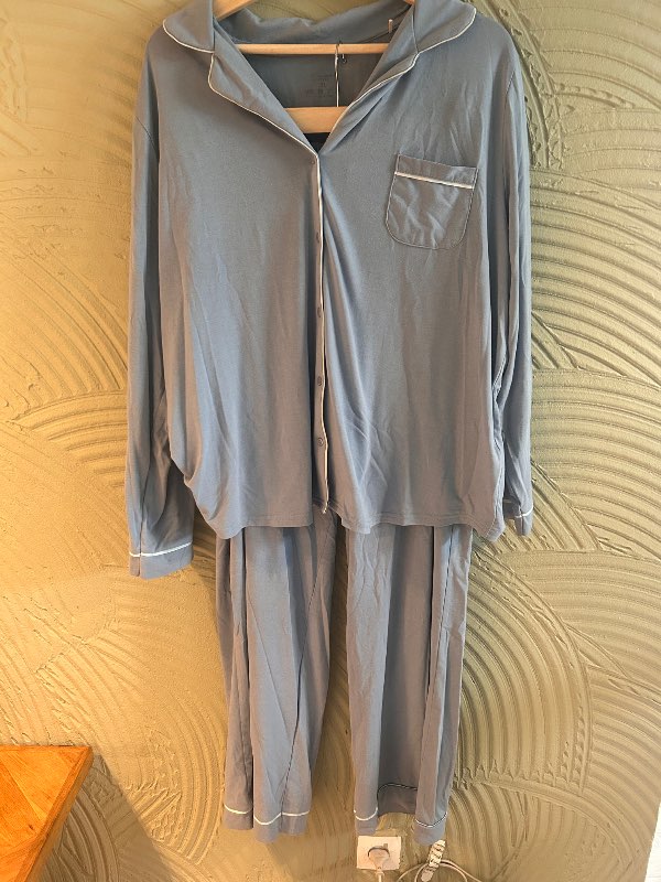 Blá náttföt primark