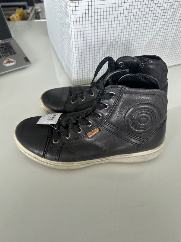 Ecco skór svartir leður 37