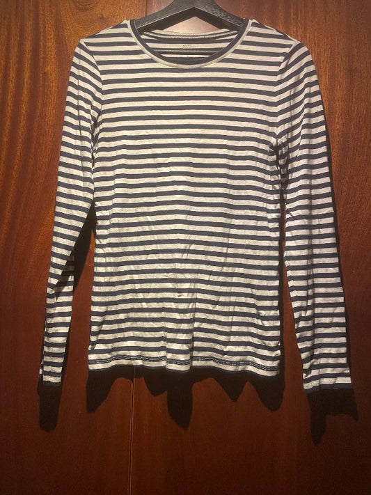 76 - J Crew síðerma röndóttur bolur