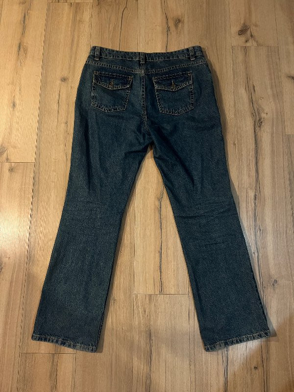 Asos gallabuxur midrise bootleg/straight