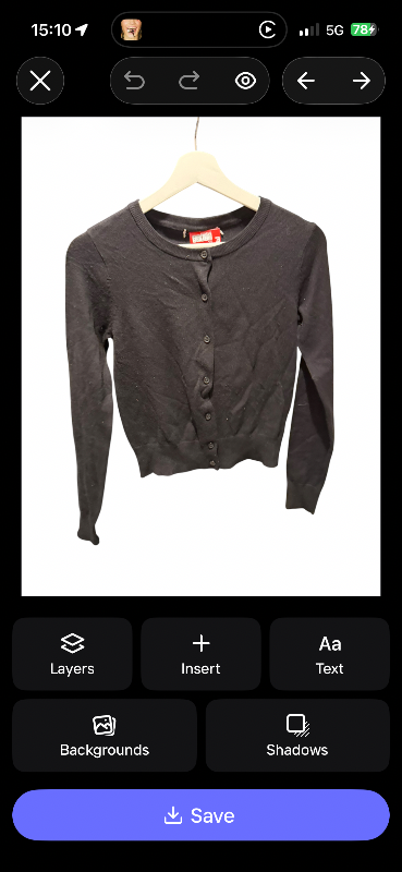 Svört H&M golla