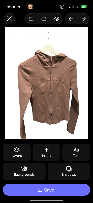 Gina tricot yoga peysa brun