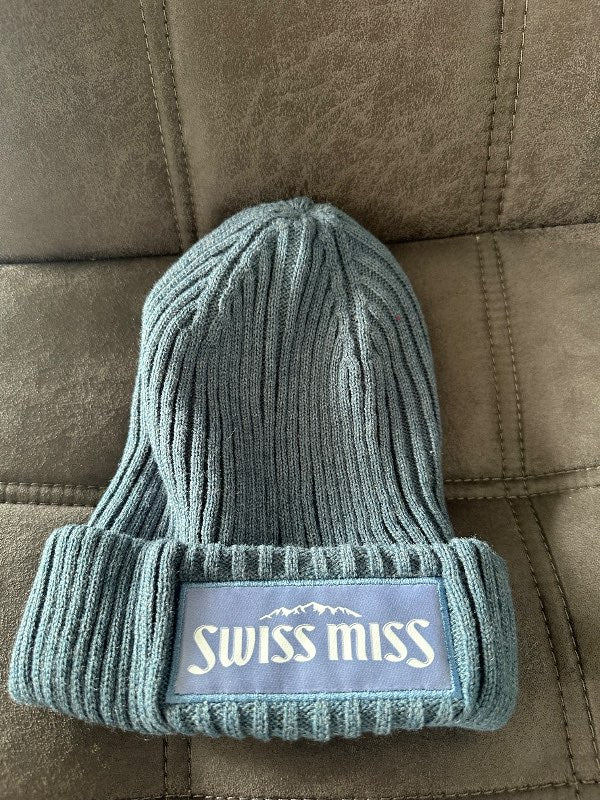 Blá ný Swiss miss húfa