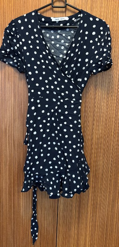 Samsö Samsö vintage kjóll xs/s doppóttur