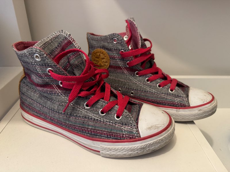 Converse skór bleikt paid munstu