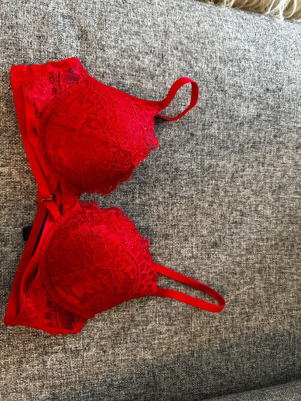 La Senza Hello Sugar Push-Up Ónotað 75A Rauður