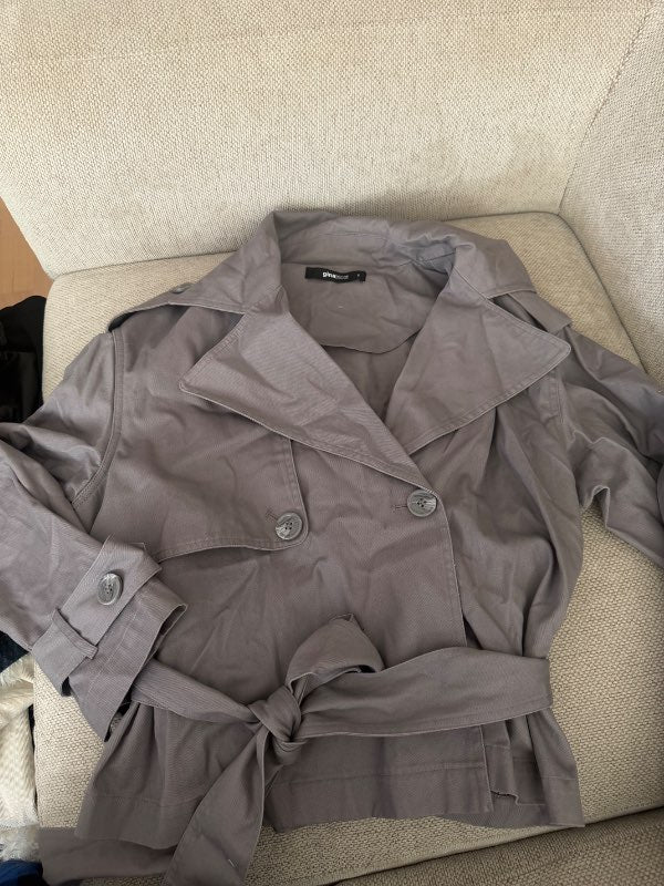 Gina tricot grey trench