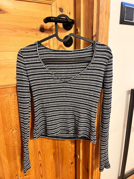 Vintage röndóttur langerma