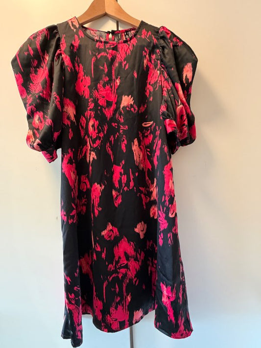 Dress black/pink