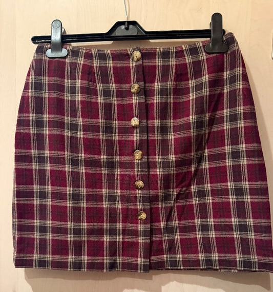 Hennes collection vintage köflótt rauð/brú/beis