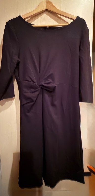 Svartur kjóll Ann Taylor rayon/nylon/ull