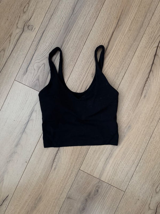 Lululemon svartur sport toppur