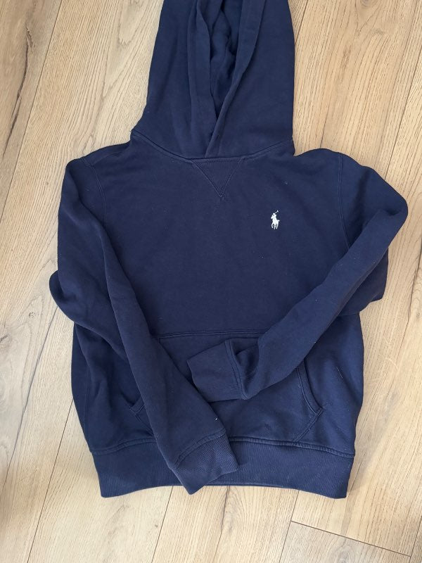 Polo Ralph Lauren dökkblá hettupeysa