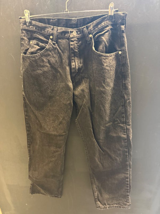 Wrangler svartar gallabuxur 34/29