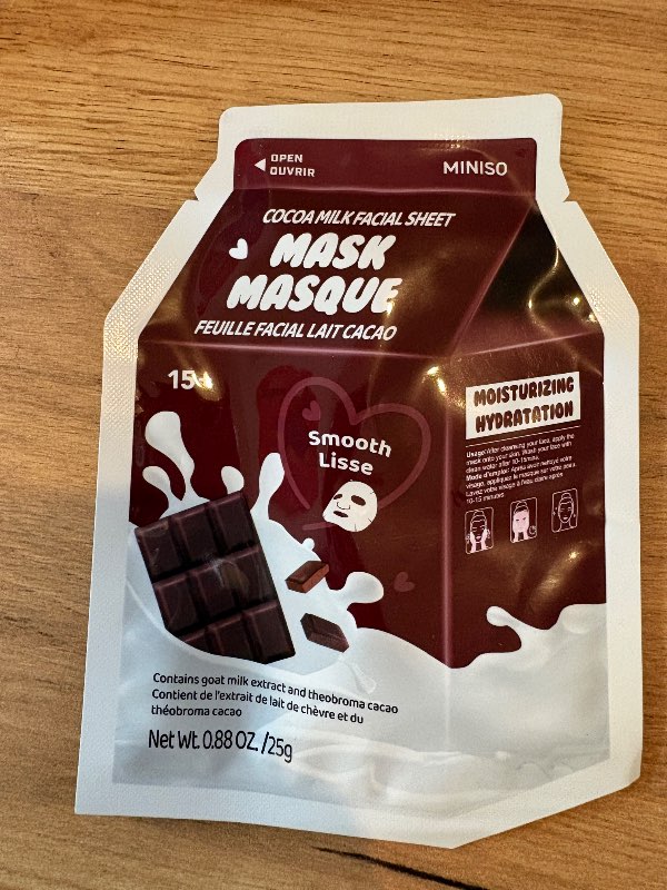 Andlitsmaski chocolate