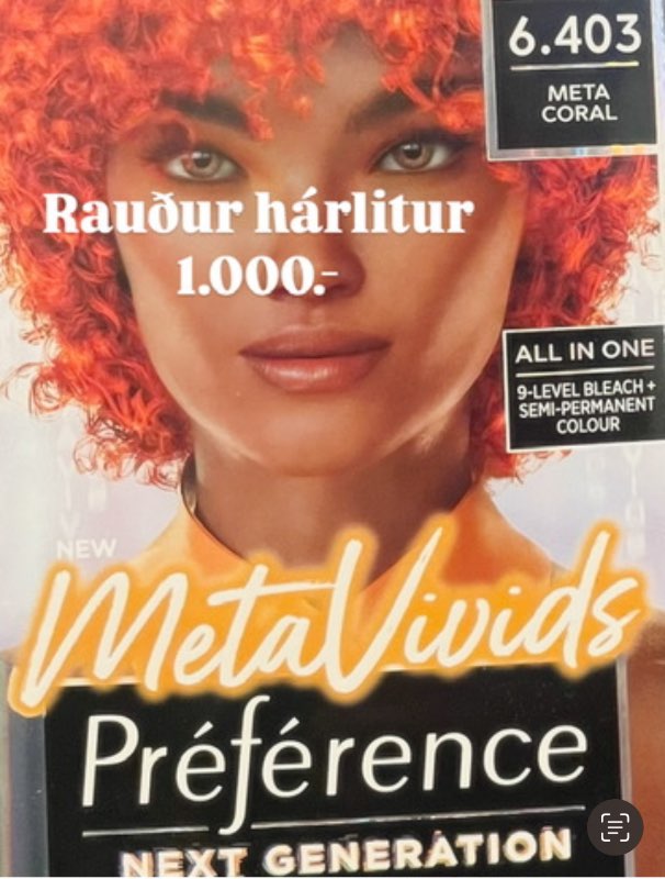 Rauður Hárlitur