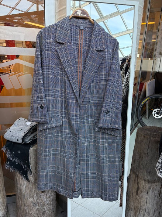 Blazer köflóttur síður