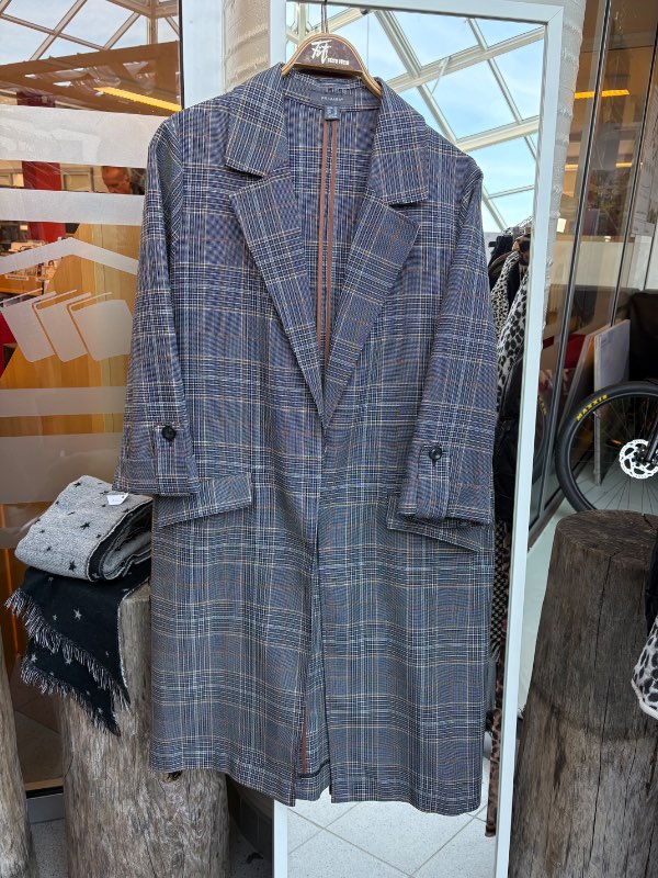 Blazer köflóttur síður