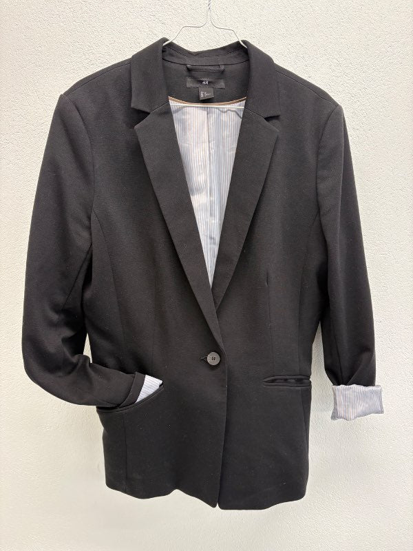 Sv.blazer m/hvítu fóðri