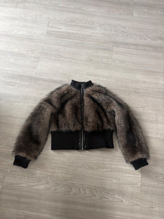 A- faux fur jakki