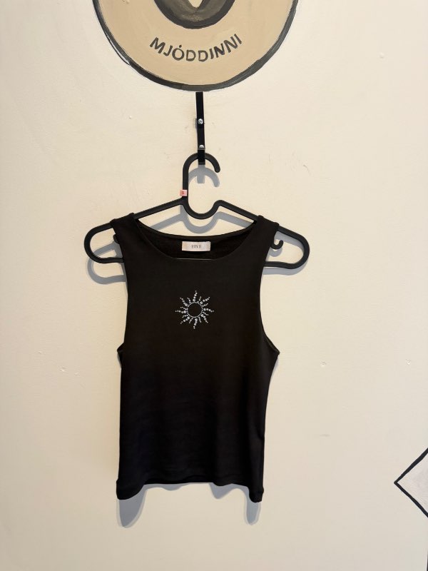 svartur tanktop