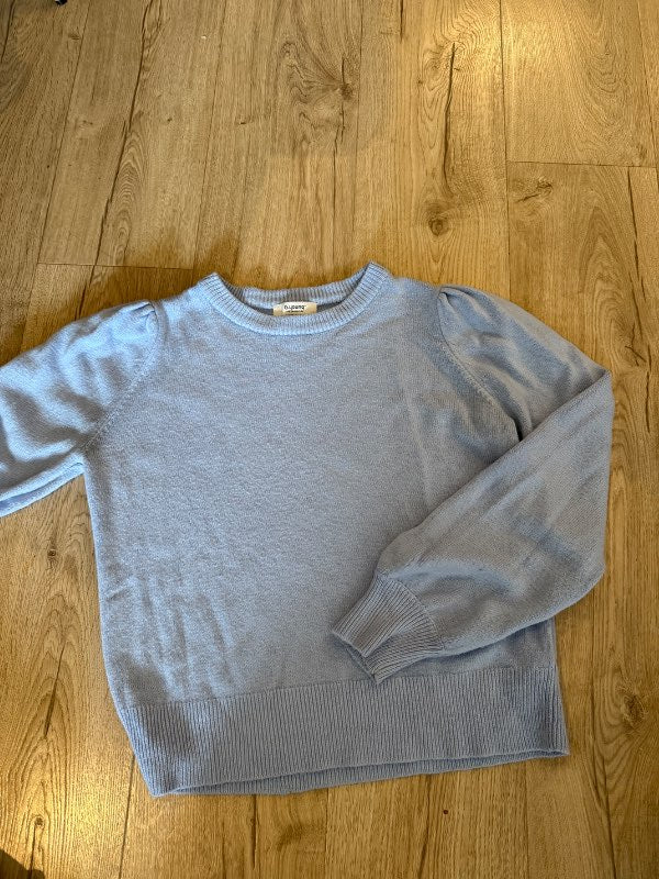 C blá cozy peysa