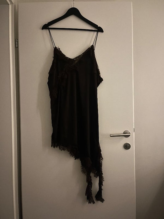 Kjóll-súkkulaðibrúnn