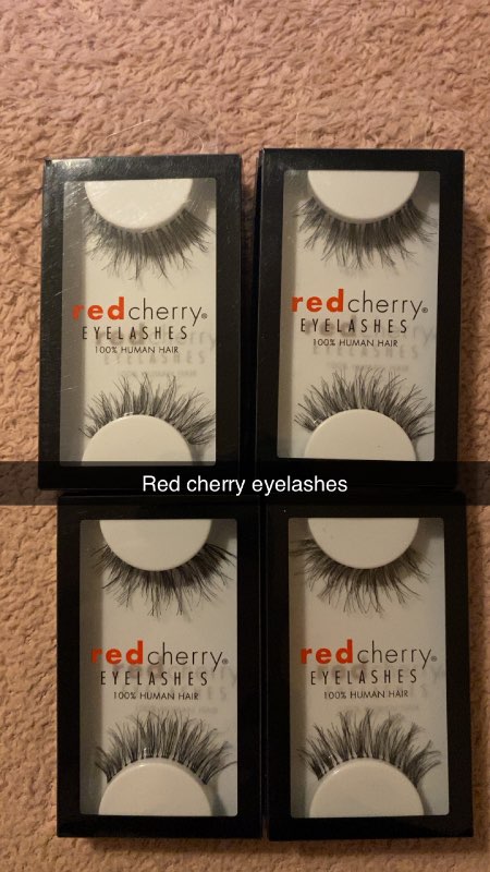 Red cherry eyelashes nokkrar tegundir