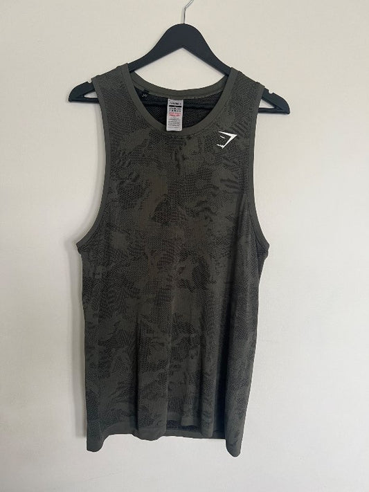 Gymshark - hlýrabolur grænn