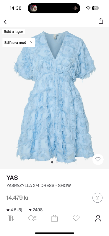 YAS - kjóll ennþá með miðanum