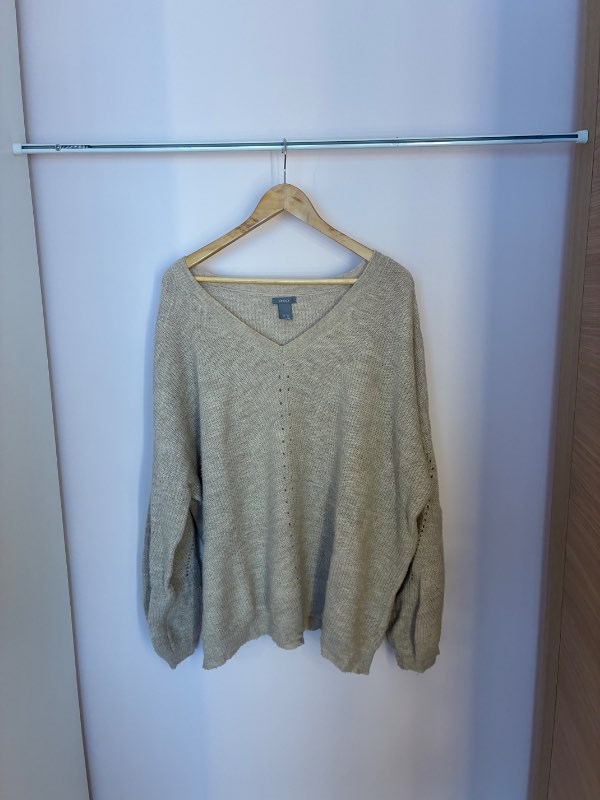 Lindex beige prjónuð peysa