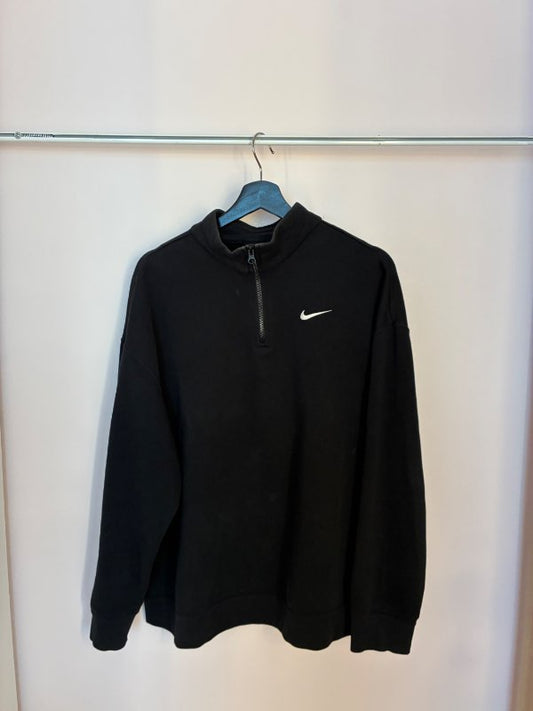 Nike half zip bómullar peysa