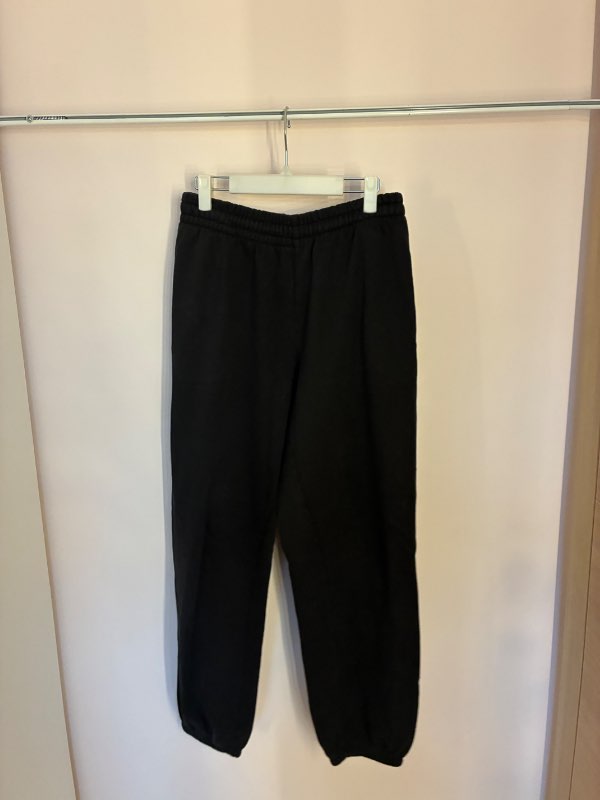 Svartar mjúkar buxur m/ stroffi