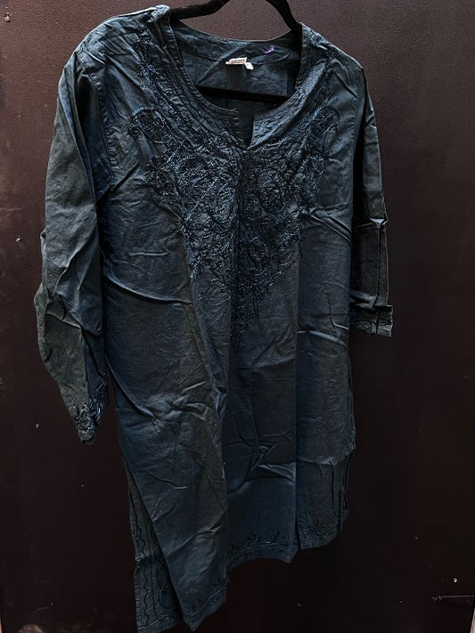 Mussa, ónotuð. Djúp-sægræn.