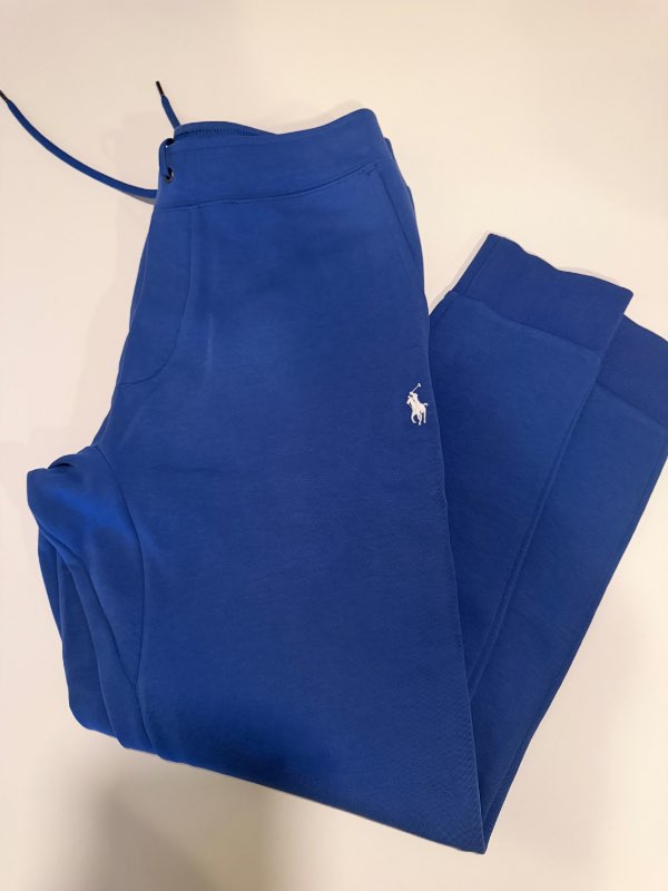polo joggingbuxur - bláar